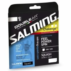 Salming Challenge Slick 17 Squash String (Red)