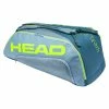 Head Tour Team Extreme Supercombi 9 Pack Racquet Bag (Yellow/Grey)