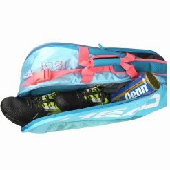 Head Tour Team Combi 6 Pack Racquet Bag (Blue/Pink) -Squash Apparel Sales 283150BLPK 2 1024x1024