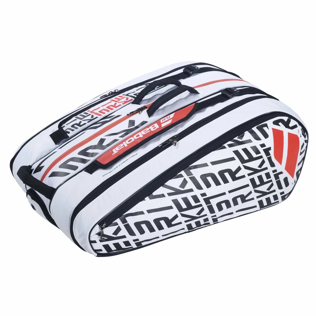 Babolat Pure Strike 12 Pack Racquet Bag (White) 1 Babolat Pure Strike 12 Pack Racquet Bag (White)