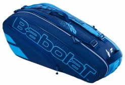 Babolat Pure Drive 6 Pack Racquet Bag (Blue/Navy) -Squash Apparel Sales 751208 babolat bag rhx6 pure drive 136 blue 3 4 face 1900x1291 100pxs 2021 1024x1024