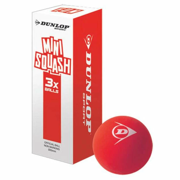 Dunlop Fun Junior Squash Balls 3 Pack 1 Dunlop Fun Junior Squash Balls 3 Pack