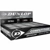 Dunlop Competition Single Yellow Dot Squash Balls (12 Balls)