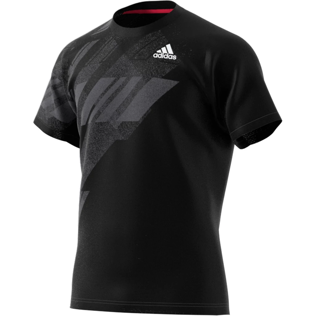 Adidas Men's Freelift Print HEAT.RDY Top (Black) 1 Adidas Men's Freelift Print HEAT.RDY Top (Black)