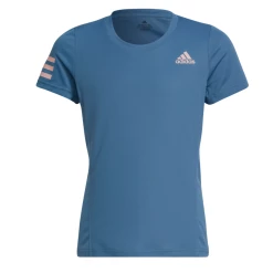 Adidas Girl's Club Tennis Top (Altered Blue/Wonder Mauve)