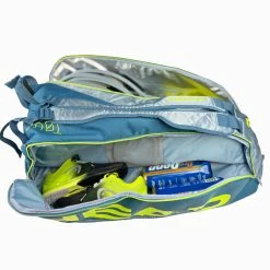 Head Tour Team Extreme Supercombi 9 Pack Racquet Bag (Yellow/Grey) -Squash Apparel Sales HEAD Extreme Supercombi Grey Yellow 4 1024x1024