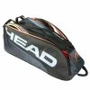 Head Tour Team Supercombi 9 Pack Racquet Bag (Black/Grey)