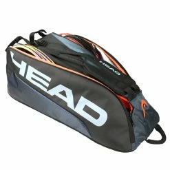 Head Tour Team Supercombi 9 Pack Racquet Bag (Black/Grey)