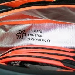 Head Tour Team Supercombi 9 Pack Racquet Bag (Black/Grey) -Squash Apparel Sales IMG 2937 1024x1024