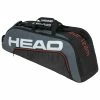 Head Tour Team Combi 6 Pack Racquet Bag (Black/Grey)