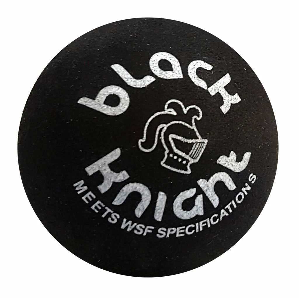 Black Knight Tru-Bounce Double Yellow Dot Squash Ball 1 Black Knight Tru-Bounce Double Yellow Dot Squash Ball