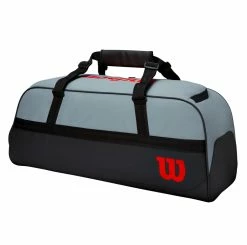 Wilson Clash Duffel Large Racquet Bag (Grey/Black/Infrared) 7 Wilson Clash Duffel Large Racquet Bag (Grey/Black/Infrared) -Squash Apparel Sales WR8002401001 1 CLASH DUFFLE LARGE BL GY RD 1024x1024