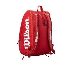 Wilson Super Tour PaddlePak Pickleball Bag (Red) -Squash Apparel Sales WR8004901001Super Tour Paddlepak BackStanding 1024x1024