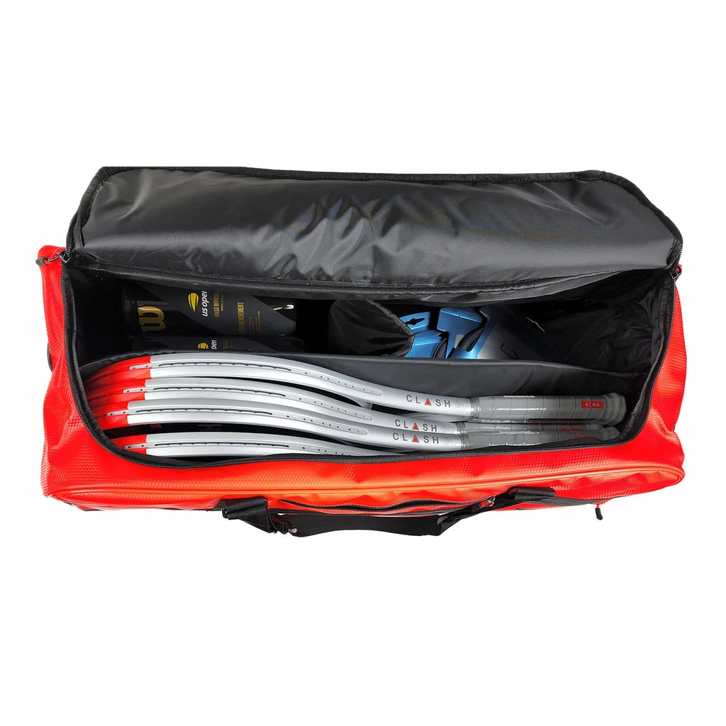 Wilson Tour Duffel Large Racquet Bag (Red) 2 Wilson Tour Duffel Large Racquet Bag (Red) - Image 2