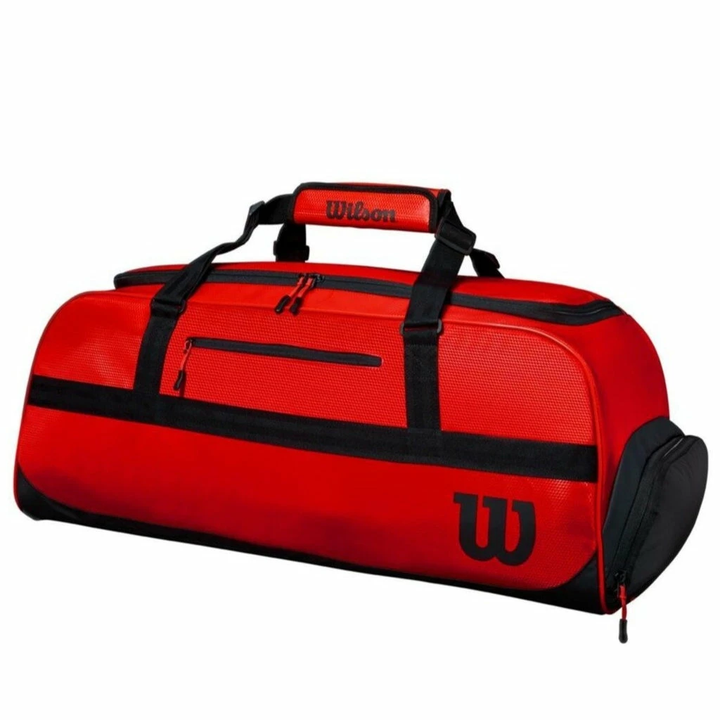 Wilson Tour Duffel Large Racquet Bag (Red) 3 Wilson Tour Duffel Large Racquet Bag (Red) - Image 3