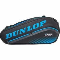 Dunlop PSA 12 Racquet Squash Bag (Black/Blue) -Squash Apparel Sales dunlop psa squash 12 rkt bag black blue side 480x480 da62cfcd aa59 4983 a873 aec2149635a5 1024x1024