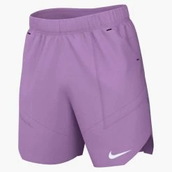 Nike Mens Dri-FIT Advantage 7-Inch Shorts (Pink)